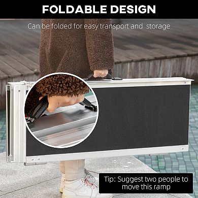 Portable Wheelchair Ramp for Home, Threshold Handicap Ramp