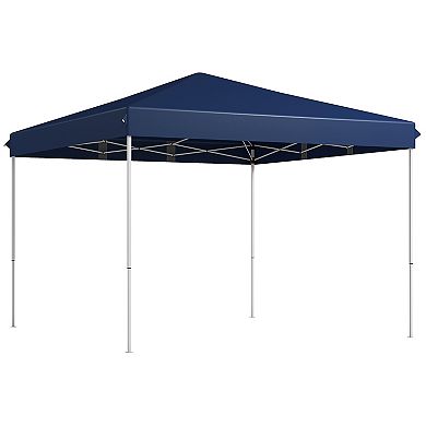 Outsunny 13ft x 13' Pop Up Canopy Tent Folding Instant Sun Shade for Party