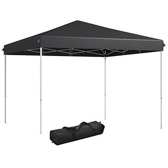 Outsunny 13ft x 13' Pop Up Canopy Tent Folding Instant Sun Shade for Party