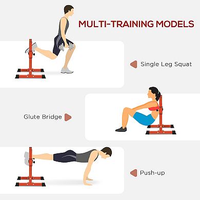 Soozier Bulgarian Split Squat Stand, 12-Level Leg Training Machine