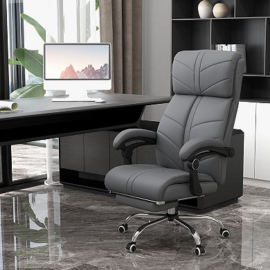 Vinsetto Massage Office Chair With 4 Vibration, Heat, Reclining