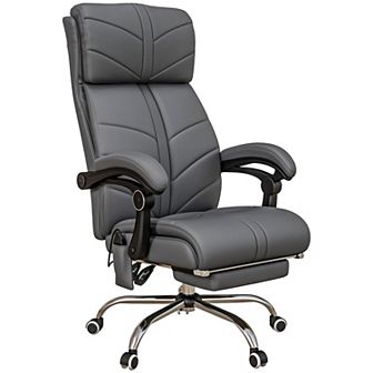 Vinsetto Massage Office Chair With 4 Vibration, Heat, Reclining