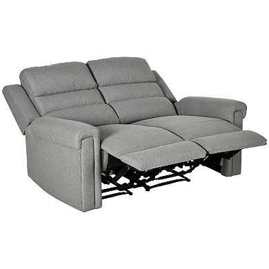 Foldable Floor Sofa Chair Seat W/ Adjustable Backrest & Pillow, Living Room,blue