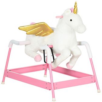 Ride On Horse For 5-12 Years, Spring Horse With Sound, Unicorn
