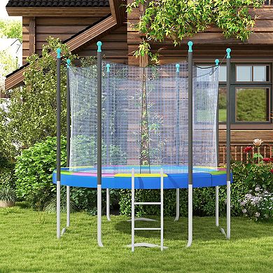 Soozier 14ft Trampoline Pad Spring Cover, Waterproof, Multi-color