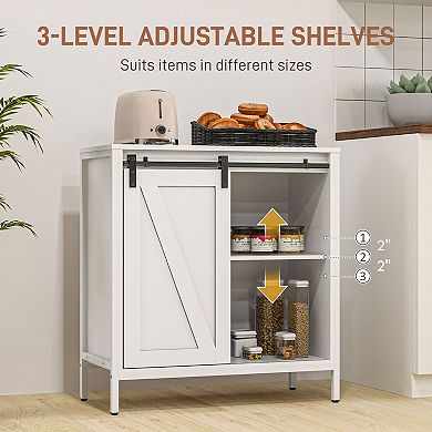 HOMCOM Buffet Cabinet Farmhouse Sideboard