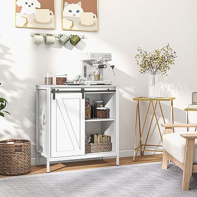 HOMCOM Buffet Cabinet Farmhouse Sideboard
