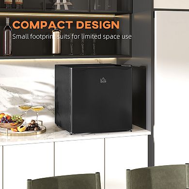 HOMCOM 1.1Cu.Ft Mini Freezer with Reversible Door for Home Office