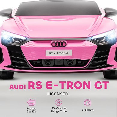 Aosom 12V Kids Electric Ride On Car, Licensed Audi RS e-tron GT with Remote