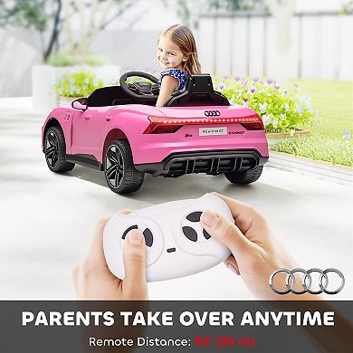 Aosom 12V Kids Electric Ride On Car, Licensed Audi RS e-tron GT with Remote