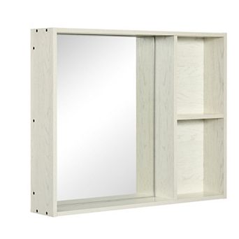 kleankin Wall-Mounted Medicine Cabinet with Mirror,