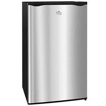 HOMCOM 3.2 Cu.Ft Compact Refrigerator with Adjustable Thermostat
