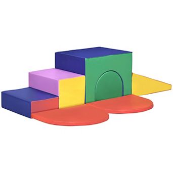 Qaba Rearrangeable Toddler Climber Soft Play Equipment For Creativity