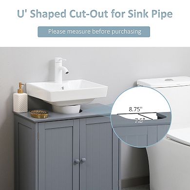 Bathroom Under Sink Vanity Cabinet Multipurpose Space Saver Storage Organizer