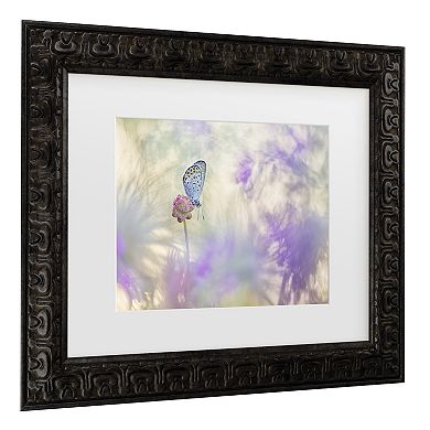 Henrik Spranz Pulsatilla Meadow Matted Framed Wall Art