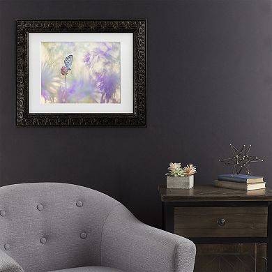 Henrik Spranz Pulsatilla Meadow Matted Framed Wall Art