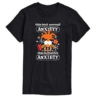 Disney / Pixar's Inside Out 2 Big & Tall Festive Anxiety Graphic Tee