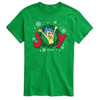 Disney / Pixar's Inside Out 2 Big & Tall Joy Wreath Graphic Tee
