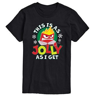 Disney / Pixar's Inside Out 2 Big & Tall Anger Jolly As I Get Graphic Tee