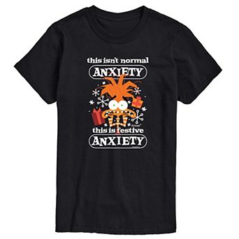 Disney / Pixar's Inside Out 2 Men's Festive Anxiety Graphic Tee