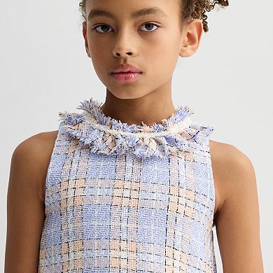 Girls 7-16 Blueberi Boulevard Boucle Dress & Purse