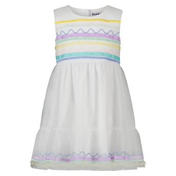 Girls 4-12 Blueberi Boulevard Easter Egg Print Dress