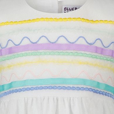 Girls 4-12 Blueberi Boulevard Easter Egg Print Dress