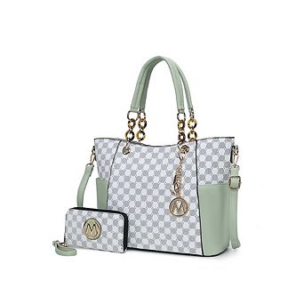 MKF Collection Merlina 2 pc Women Tote Handbag With Wallet By Mia K