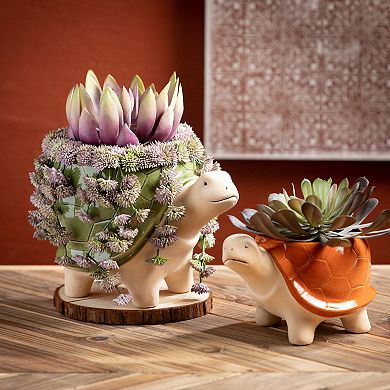 Haven Living Artificial Draping Succulent Vase Collars Set of 2