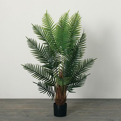 Haven Living Artificial 51" Potted Palm Tree, Green