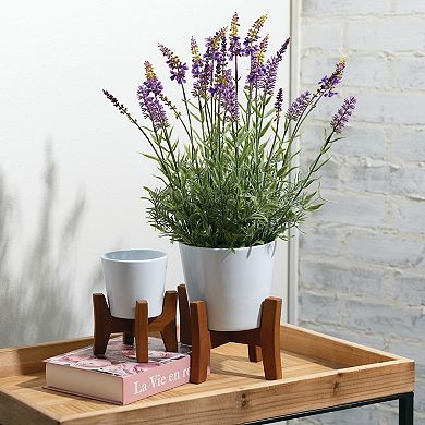 Haven Living Artificial 18.5" Potted Lavender Plant
