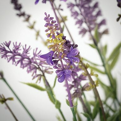 Haven Living Artificial 18.5" Potted Lavender Plant