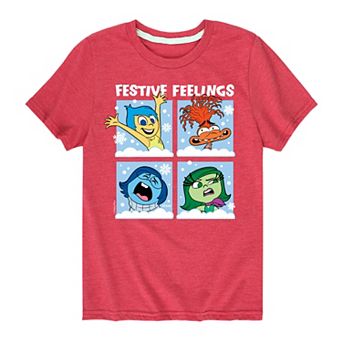 Disney / Pixar's Inside Out 2 Boys 8-20 Festive Feelings Graphic Tee