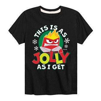 Disney / Pixar's Inside Out 2 Boys 8-20 Anger Jolly As I Get Graphic Tee