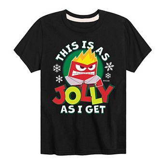 Disney / Pixar's Inside Out 2 Boys 8-20 Anger Jolly As I Get Graphic Tee