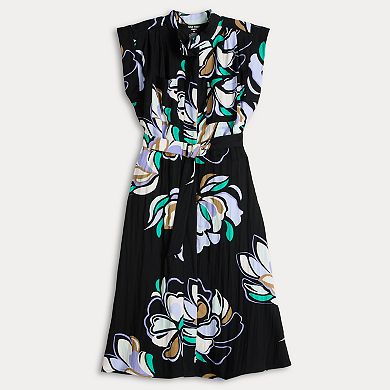Women's Nine West Adaptive Cap Sleeve Shirt Dress