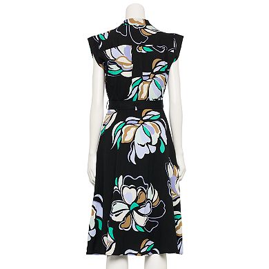 Women's Nine West Adaptive Cap Sleeve Shirt Dress