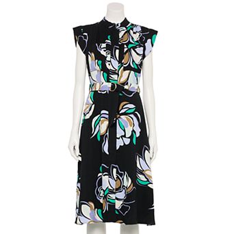 Women's Nine West Adaptive Cap Sleeve Shirt Dress