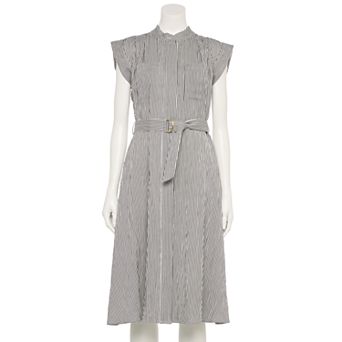 Women's Nine West Adaptive Cap Sleeve Shirt Dress