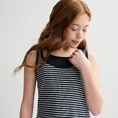 Girls 6-20 SO® Layered Tank Top Dress in Regular & Plus Size