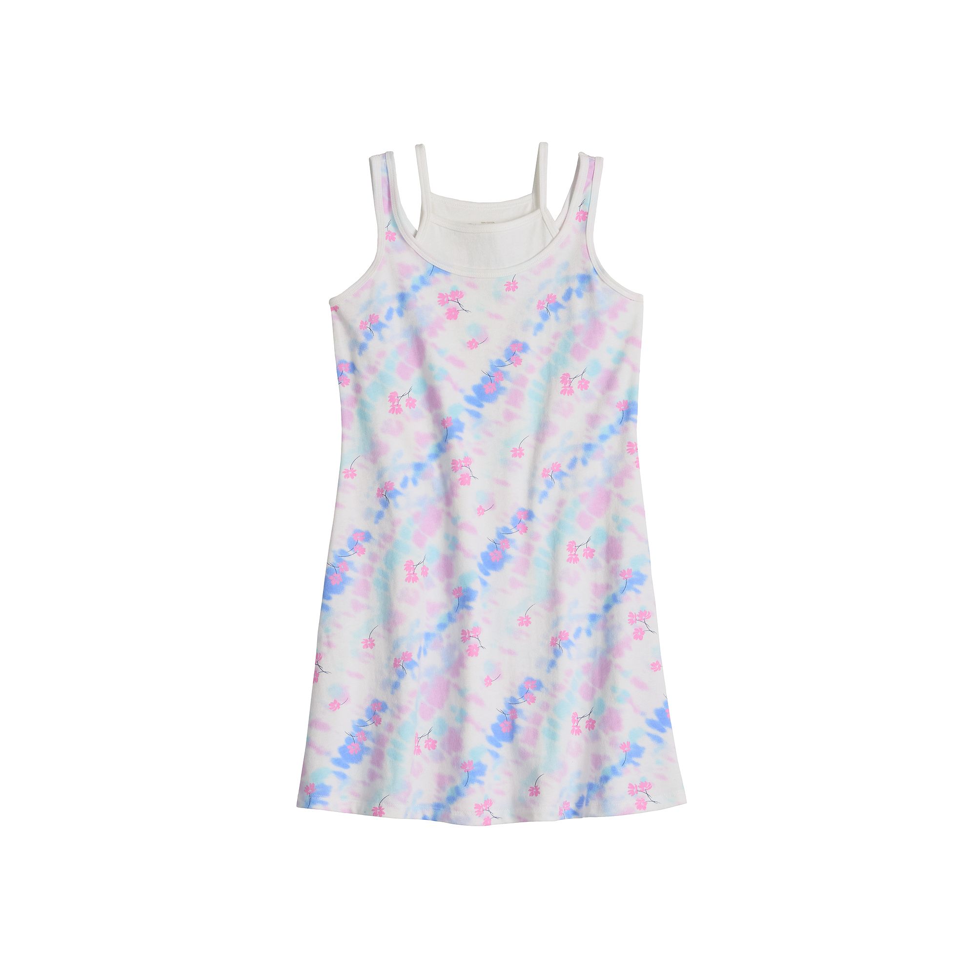 Girls 6-20 SO® Layered Tank Top Dress in Regular & Plus Size, Girls, Size