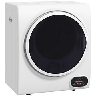 Homcom Portable Clothes Dryer 120v 850w Laundry Dryer For Apartment, White