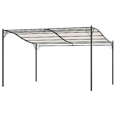 Outsunny 10' X 13' Outdoor Pergola Gazebo, Canopy W/ Drain Holes