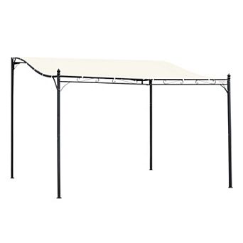 Outsunny 10ft x 13' Outdoor Pergola Gazebo, Canopy w/ Drain Holes