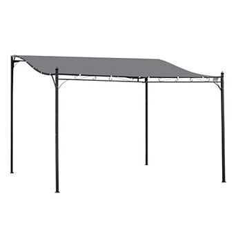 Outsunny 10ft x 13' Outdoor Pergola Gazebo, Canopy w/ Drain Holes