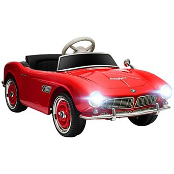Aosom Licensed Bmw 12v Kid Electric Ride-on Car With Easy Transport