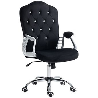 Vinsetto Home Office Chair With Adjustable Height Tilt Function Black