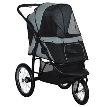 Pawhut Pet Stroller For Small Dogs, Medium Dogs