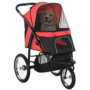 Pawhut Pet Stroller For Small Dogs, Medium Dogs