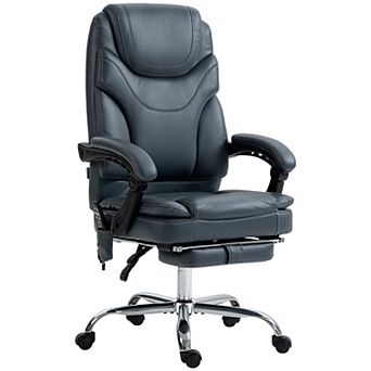 Vinsetto Pu Leather Vibration Massage Office Chair With Heat